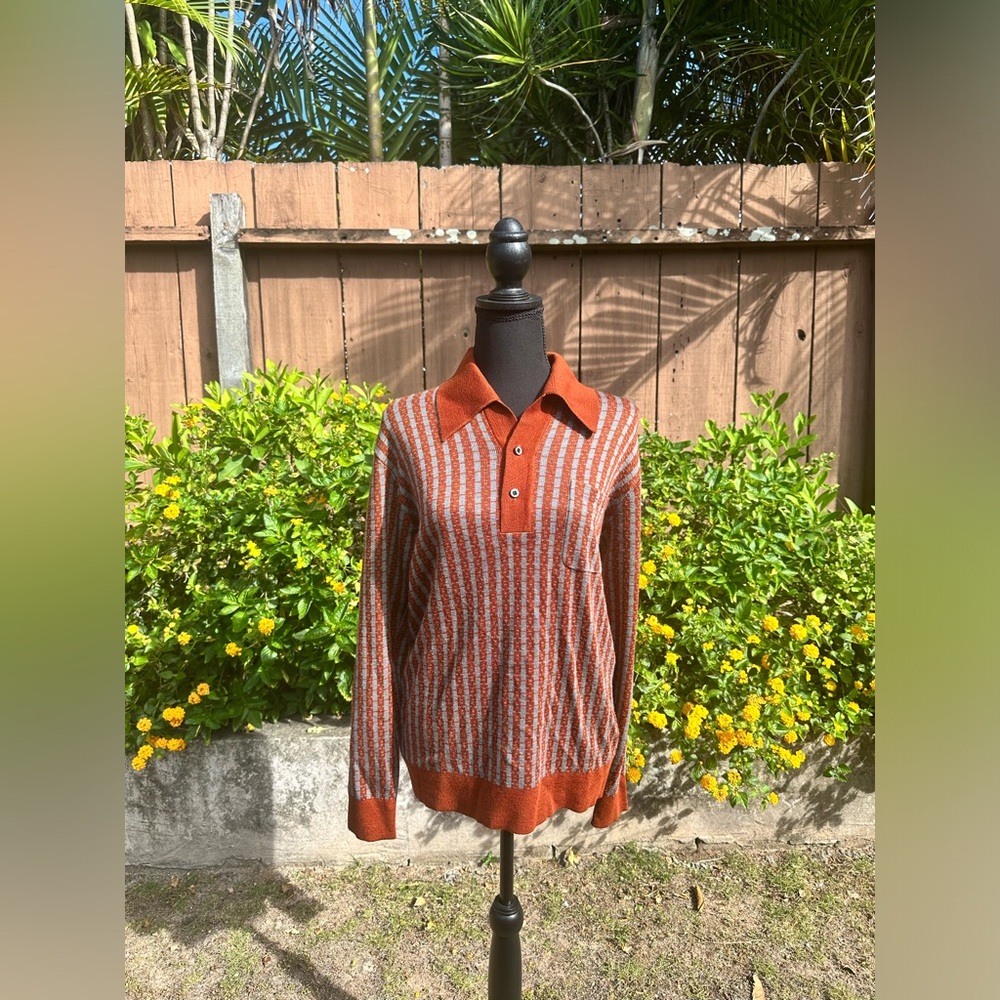 Vintage 70s Inspired Knit Shirt